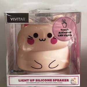 Light Up Silicone Kitty Speaker